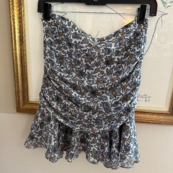 Veronica Beard Silk Ruched skirt size 4 - Picture 2 of 2